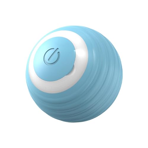 Fenteer Peppy Haustierbälle, automatischer Katzenball, bewegliches Katzenspielzeug für den Innenbereich, intelligente Bälle, Springender rollender Ball für, Blau von Fenteer