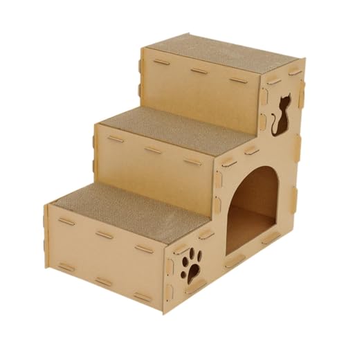 Fenteer Pet Treppenkatzen Schritt Anti -Schlupf -Abnehmbarer Haustierkatze Pet Cat Schritt für kleine und ältere Tiere Hochbett Katze kleine Hunde Kätzchen von Fenteer