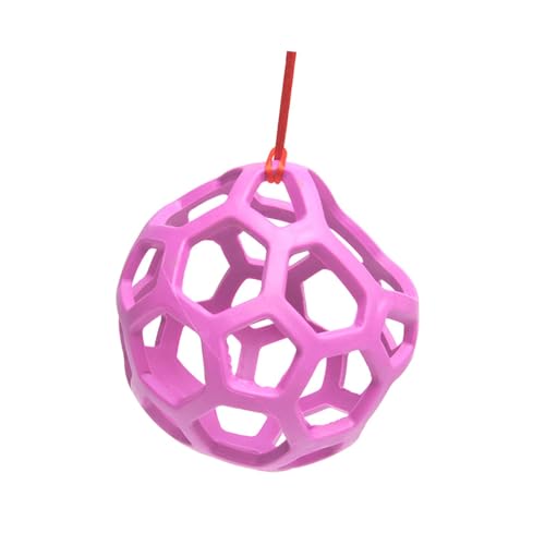 Fenteer Pferde-Leckerli-Ball, tragbarer Ziegen-Futterball, multifunktionale hängende Fütterung, Heuball-Stallspielzeug für Pferde, violett Fenteer Pferde-Leckerli-Ball, tragbarer Ziegen-Futterball, multifunktionale hängende Fütterung, Heuball-Stallspielzeug für Pferde, violett von Fenteer