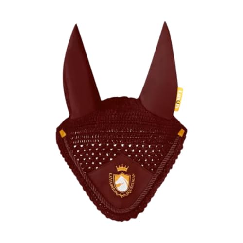 Fenteer Pferdeohrbonnet Reitmaske tragbare atmungsaktive Reitausrüstung Leichter praktischer, komfortabler Ohrenschwererschutzschutz von Fenteer