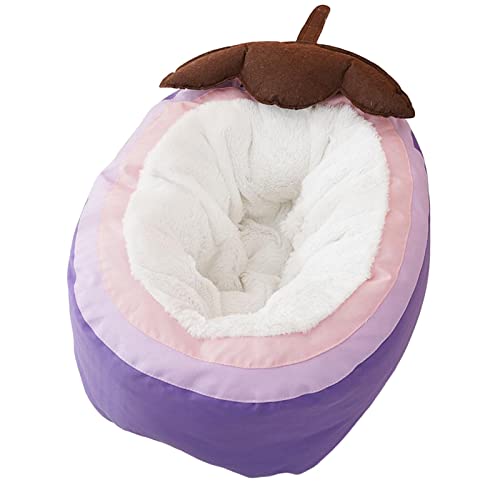Fenteer Plüsch-Höhle, Haustierbett, Katze, dekoratives, rutschfestes, gemütliches Nest, Hundezelt, warme Hausdecke, Kissen zur Beruhigung Kätzchen, 65 x Fenteer Plüsch-Höhle, Haustierbett, Katze, dekoratives, rutschfestes, gemütliches Nest, Hundezelt, warme Hausdecke, Kissen zur Beruhigung Kätzchen, 65 x von Fenteer