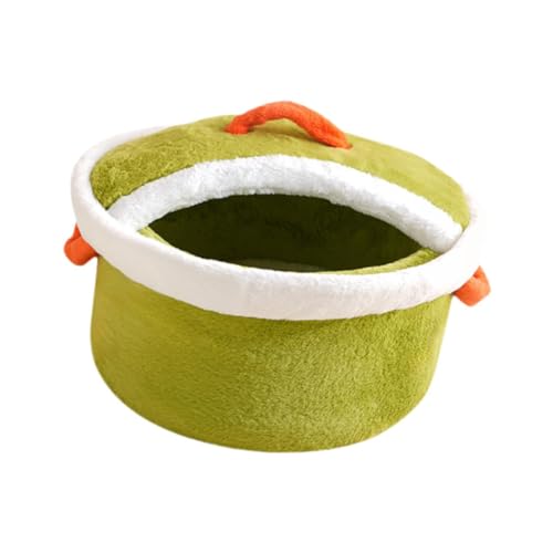 Fenteer Plüsch-Katzenbett, Herbst- und Winterzeit, warm, gemütliches, bequemes Haustier-, Haustier-Plüschzelt für Kätzchen, Katzen und, S Fenteer Plüsch-Katzenbett, Herbst- und Winterzeit, warm, gemütliches, bequemes Haustier-, Haustier-Plüschzelt für Kätzchen, Katzen und, S von Fenteer