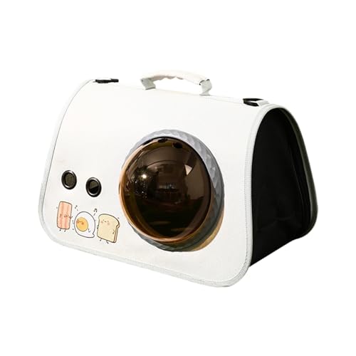 Fenteer Reisetragetasche für Haustiere, Katzentragetasche, transparente Raumkapsel, tragbare Transporttasche für Haustiere und Hunde, Haustiertasche für von Fenteer