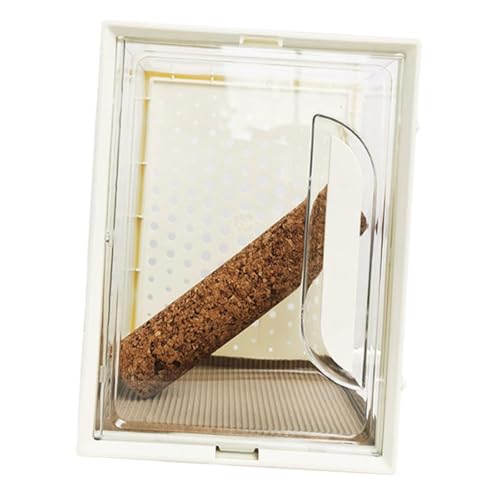 Fenteer Reptilien-Terrarium aus Acryl, tragbarer Käfig zur Reptilienzucht mit Belüftung für Frösche, Schlangen, Bartagame und Geckos, S Fenteer Reptilien-Terrarium aus Acryl, tragbarer Käfig zur Reptilienzucht mit Belüftung für Frösche, Schlangen, Bartagame und Geckos, S von Fenteer