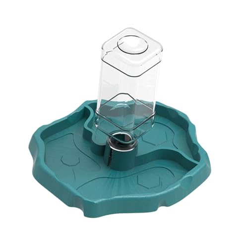 Fenteer Reptilienfutter- und Wassernapf, Futternapf, Robustes Schildkrötenzubehör, automatische Futterspender, Wasserspenderflasche für Hornfrösche, Blau Fenteer Reptilienfutter- und Wassernapf, Futternapf, Robustes Schildkrötenzubehör, automatische Futterspender, Wasserspenderflasche für Hornfrösche, Blau von Fenteer