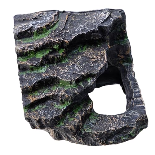 Fenteer Reptilienhöhlen-Versteck, Schildkröten-Aalplattform, Reptilien-Aquarium-Dekoration, Bartagamen-Tankzubehör für Frösche, Schildkröten Fenteer Reptilienhöhlen-Versteck, Schildkröten-Aalplattform, Reptilien-Aquarium-Dekoration, Bartagamen-Tankzubehör für Frösche, Schildkröten von Fenteer