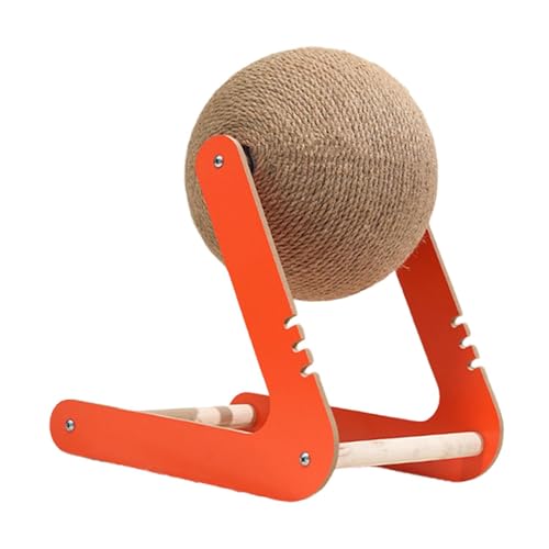 Fenteer Rundes Katzenkratzspielzeug, Kratzball, Kletterspielzeug für Haustiere, Heimtierbedarf, Möbelschutz, Laufrad für die Terrasse der Wohnung, Orange and L Fenteer Rundes Katzenkratzspielzeug, Kratzball, Kletterspielzeug für Haustiere, Heimtierbedarf, Möbelschutz, Laufrad für die Terrasse der Wohnung, Orange and L von Fenteer