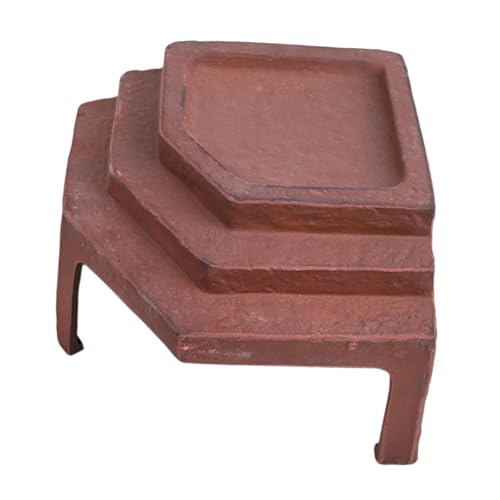 Fenteer Schildkröten-Aquarium-Ornament, Versteck aus, Reptilienverstecke, Höhle, Schildkröten-Kletterplattform für Frösche, Eidechsen, Schlangen von Fenteer