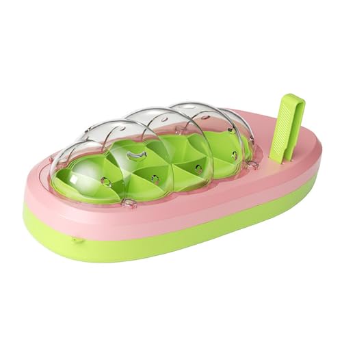 Fenteer Seidenraupen-Terrarien-Zuchtbox, Insektenbetrachter, atmungsaktiv, leicht zu beobachten, mit Griff, Reptilien-Terrarien-Zuchtbehälter, Rosa von Fenteer