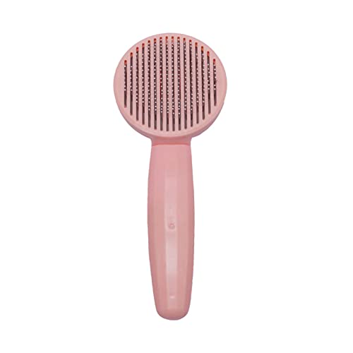 Fenteer Selbstreinigende Slicker-Bürste, Hundebürste, Katzenbürste, entfernt lose Haare und Verwicklungen, ROSA Fenteer Selbstreinigende Slicker-Bürste, Hundebürste, Katzenbürste, entfernt lose Haare und Verwicklungen, ROSA von Fenteer