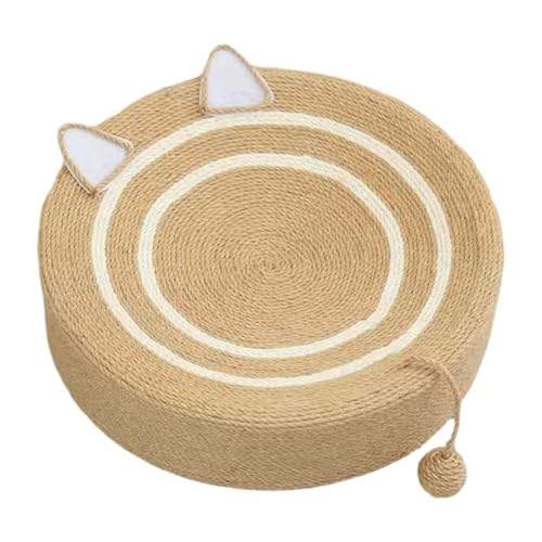 Fenteer Sisal-Kratzbrett, ovales Katzenkratzbett, verschleißfestes Trainingsspielzeug, Sisal-Kratzpad, Katzenkratzbrett, Loungebett, Spielen Fenteer Sisal-Kratzbrett, ovales Katzenkratzbett, verschleißfestes Trainingsspielzeug, Sisal-Kratzpad, Katzenkratzbrett, Loungebett, Spielen von Fenteer