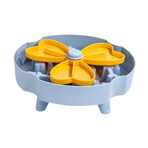 Fenteer Slow Feeder Hundenapf Puzzle Feeder Abnehmbarer rotierender Futternapf Langsamer Futternapf für kleine und mittelgroße Katzen, Blau Gelb Fenteer Slow Feeder Hundenapf Puzzle Feeder Abnehmbarer rotierender Futternapf Langsamer Futternapf für kleine und mittelgroße Katzen, Blau Gelb von Fenteer