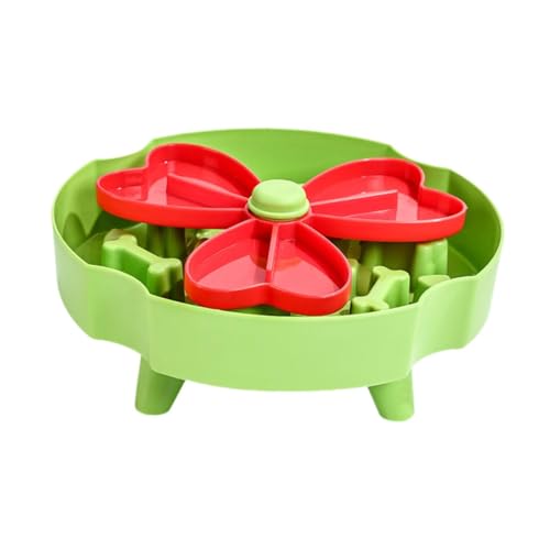 Fenteer Slow Feeder Hundenapf Puzzle Feeder Abnehmbarer rotierender Futternapf Langsamer Futternapf für kleine und mittelgroße Katzen, GrÜn von Fenteer