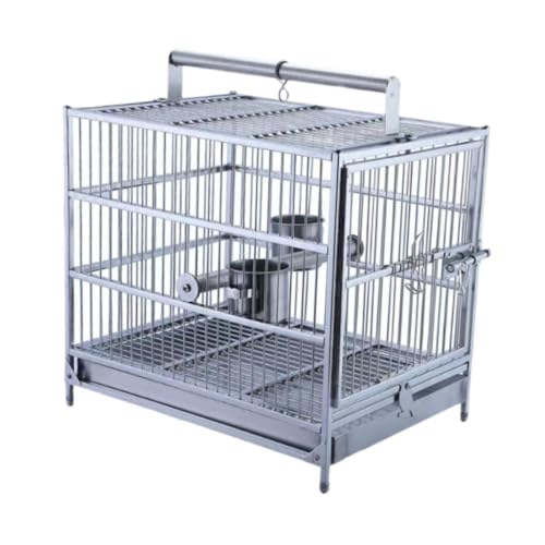 Fenteer Station Cage Vogelkäfig Papagei Vogelkäfig Edelstahl Innenzubehör Papagei Standkäfig Sittichkäfig für Aras Kakadus Fenteer Station Cage Vogelkäfig Papagei Vogelkäfig Edelstahl Innenzubehör Papagei Standkäfig Sittichkäfig für Aras Kakadus von Fenteer