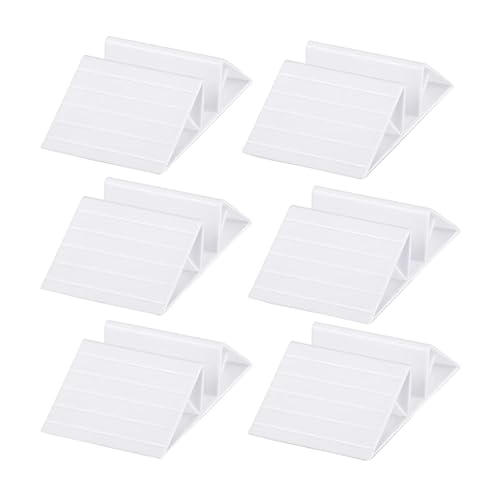 Fenteer Stützfüße für Haustiertore, Verstärkungsbeschläge, einfach zu bedienen, praktisch, Robustes Verstärkungszubehör für Hundezäune, Hundetor, 6-teiliges Set von Fenteer