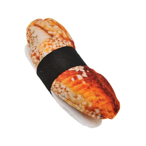 Fenteer Sushi-Katzenminzenspielzeug für Katzen, unterhaltsames Kätzchenspielzeug, weich, gegen Langeweile, süßes Kätzchen-beißzubehör für Kätzchen, Aal Fenteer Sushi-Katzenminzenspielzeug für Katzen, unterhaltsames Kätzchenspielzeug, weich, gegen Langeweile, süßes Kätzchen-beißzubehör für Kätzchen, Aal von Fenteer