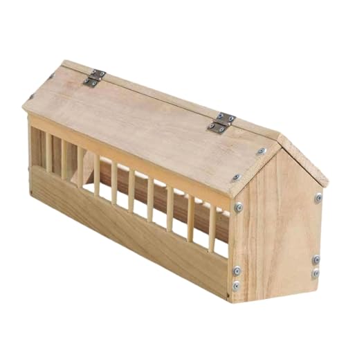 Fenteer Taubenfutterspender aus, Geflügeltrog, Taubenbedarf, Geflügelfutterspender, Hühnerfutterspender für Nutzvögel, Gartentauben, 60cm von Fenteer
