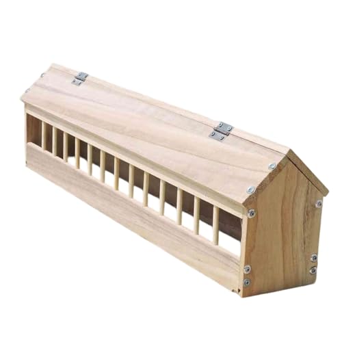 Fenteer Taubenfutterspender aus, Geflügeltrog, Taubenbedarf, Geflügelfutterspender, Hühnerfutterspender für Nutzvögel, Gartentauben, 80cm von Fenteer