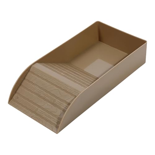 Fenteer Terrarienschale, Schildkröten-Badedekorationen mit geneigtem Reptilien-Wassernapf, Schildkröten-Futternapf für Hamster, Leopard, Schildkröte, Skorpion, Brown S Fenteer Terrarienschale, Schildkröten-Badedekorationen mit geneigtem Reptilien-Wassernapf, Schildkröten-Futternapf für Hamster, Leopard, Schildkröte, Skorpion, Brown S von Fenteer