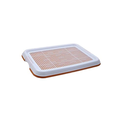 Fenteer Töpfchen-Toiletten-Trainingstablett für Hunde, Trainingsunterlagen-Halter, 47 x 35 cm, Töpfchen-Trainer für kleine Hunde, Welpen, Rotbraun Fenteer Töpfchen-Toiletten-Trainingstablett für Hunde, Trainingsunterlagen-Halter, 47 x 35 cm, Töpfchen-Trainer für kleine Hunde, Welpen, Rotbraun von Fenteer