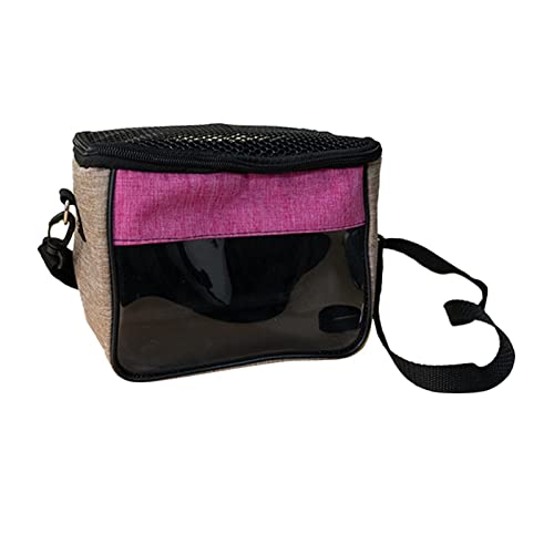 Fenteer Tragbare Hamster-Tragetasche Reisetasche Käfig-Transporthandtasche Atmungsaktive Tragetasche für Meerschweinchen-Kätzchen-Welpen im Freien auf Reisen, XL von Fenteer