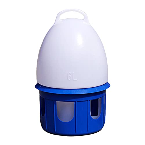 Fenteer Tragbarer tränken-Trinkkäfig-Zubehör Wassertopfbehälter Wasserflasche Automatischer Vogel-Wasserspender für Papageien, Sittiche, 6 L D 19 cm H 35 cm von Fenteer