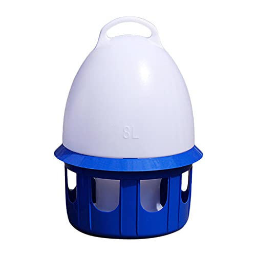 Fenteer Tragbarer tränken-Trinkkäfig-Zubehör Wassertopfbehälter Wasserflasche Automatischer Vogel-Wasserspender für Papageien, Sittiche, 8 L T 22 cm H 38 cm von Fenteer
