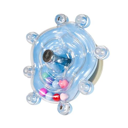 Fenteer Vogel-Papageienkäfig-Spielzeug, Papageien-Drehrad, Rassel, tragbares Papageien-Übungsspielzeug für Turteltauben, kleine mittelgroße Vögel, Finken, Blau Fenteer Vogel-Papageienkäfig-Spielzeug, Papageien-Drehrad, Rassel, tragbares Papageien-Übungsspielzeug für Turteltauben, kleine mittelgroße Vögel, Finken, Blau von Fenteer