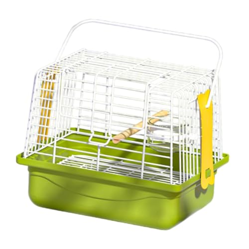 Fenteer Vogel Reiseträger Käfig Kleiner Vogelträger Transport mit stehendem Barsch Papageien -Sichtweite für einkaufen Lovebird, 3er-Satz von Fenteer