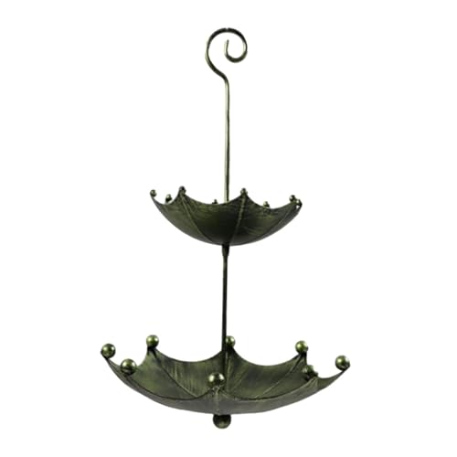 Fenteer Vogelfutterspender zum Aufhängen, Vogelbad, dekoratives Vogelhaus, Wasserschale, Geschenk zum Einzug für Balkon und Deck, zieht Vögel an von Fenteer
