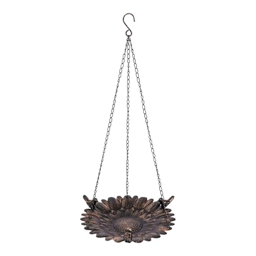 Fenteer Vogelfutterspender zum Aufhängen, Vogeltränke, Vintage-Design, dekoratives, trendiges Trinktablett, Futternapf für, Hof, Rasen Fenteer Vogelfutterspender zum Aufhängen, Vogeltränke, Vintage-Design, dekoratives, trendiges Trinktablett, Futternapf für, Hof, Rasen von Fenteer