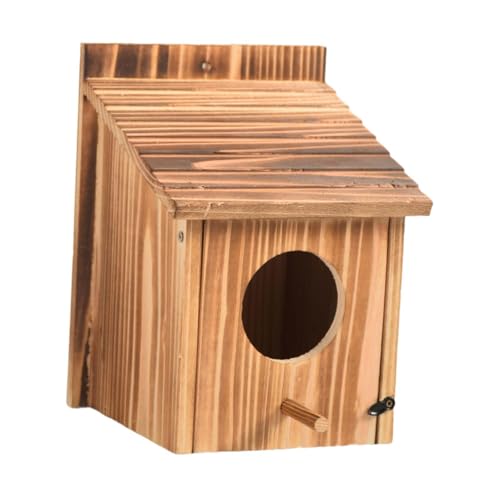 Fenteer Vogelhaus für Vögel im Freien, blaues Vogelhaus, Heimtierbedarf, Holz-Vogelkasten, hängendes Vogelhaus für die Vogelbeobachtung Kleiner Vögel Fenteer Vogelhaus für Vögel im Freien, blaues Vogelhaus, Heimtierbedarf, Holz-Vogelkasten, hängendes Vogelhaus für die Vogelbeobachtung Kleiner Vögel von Fenteer