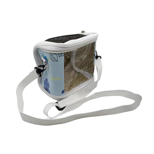 Fenteer Vogelträger, Reisetasche für Kleintiere, transparent, mit Riemen, atmungsaktive Schultertasche, Reise-Papageienkäfig für Reisen, Picknick, Wandern, Tiere Fenteer Vogelträger, Reisetasche für Kleintiere, transparent, mit Riemen, atmungsaktive Schultertasche, Reise-Papageienkäfig für Reisen, Picknick, Wandern, Tiere von Fenteer