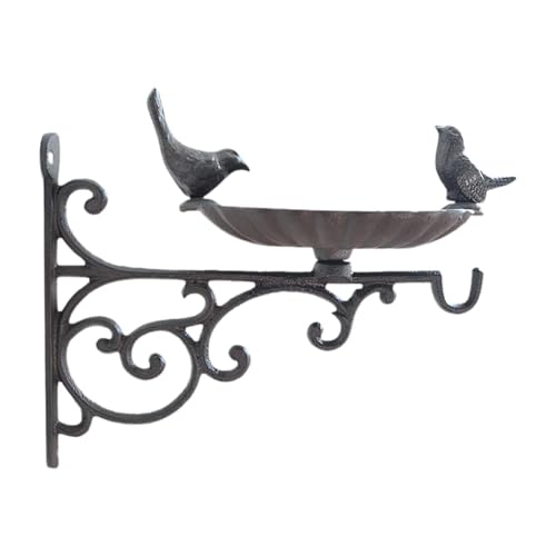 Fenteer Wandmontierte Vogelbad Pflanzenhalterung Haken mit hängenden Pflanzenhalter Bird Food -Becken Schöne Vögel Kleiderbügel Wandhaken für Outdoor Fenteer Wandmontierte Vogelbad Pflanzenhalterung Haken mit hängenden Pflanzenhalter Bird Food -Becken Schöne Vögel Kleiderbügel Wandhaken für Outdoor von Fenteer