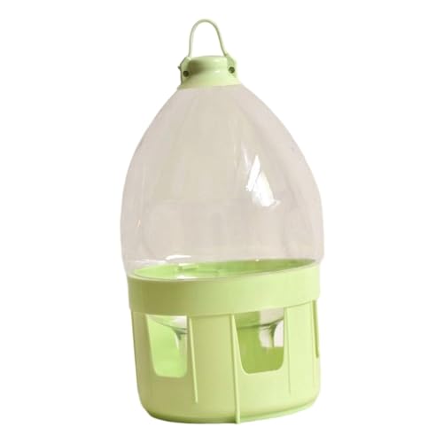 Fenteer Wasserspender für Tauben, Trinkflasche, Futterspender, Wasserspender, Vogeltränke, Wassertopf, Behälter für Unzertrennliche, Kampfhühner, Papageien, 4 L von Fenteer