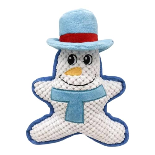 Fenteer Weihnachts-Quietschspielzeug für Hunde, Plüsch-Hundespielzeug, weiches Kauspielzeug, Hunde-Bereicherungsspielzeug, und lustig für kleine, Schneemann Fenteer Weihnachts-Quietschspielzeug für Hunde, Plüsch-Hundespielzeug, weiches Kauspielzeug, Hunde-Bereicherungsspielzeug, und lustig für kleine, Schneemann von Fenteer