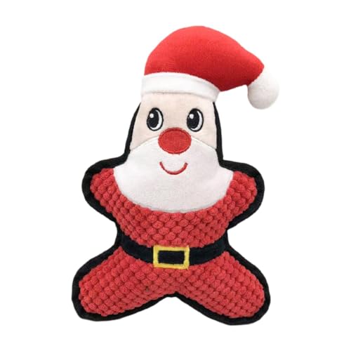 Fenteer Weihnachts-Quietschspielzeug für Hunde, Plüsch-Hundespielzeug, weiches Kauspielzeug, Hunde-Bereicherungsspielzeug, und lustig für kleine, Weihnachtsmann Fenteer Weihnachts-Quietschspielzeug für Hunde, Plüsch-Hundespielzeug, weiches Kauspielzeug, Hunde-Bereicherungsspielzeug, und lustig für kleine, Weihnachtsmann von Fenteer