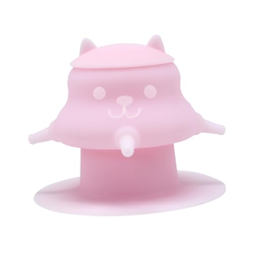 Fenteer Welpenmilch Feeder Welpen Feeder Tragbare 4 Düsen Pflegestation Haustier Milk Bowl für Wurfkatzen Hunde Kätzchen Kaninchen, Rosa von Fenteer