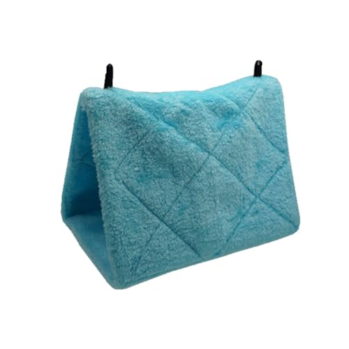 Fenteer Winter Warme Haus Papagei Vogel Bett Hängematte Komfortable Schuppen Hütte Käfig Vögel Schlafen Bett Hängen Hängematte für wellensittiche, Hellblau S Fenteer Winter Warme Haus Papagei Vogel Bett Hängematte Komfortable Schuppen Hütte Käfig Vögel Schlafen Bett Hängen Hängematte für wellensittiche, Hellblau S von Fenteer