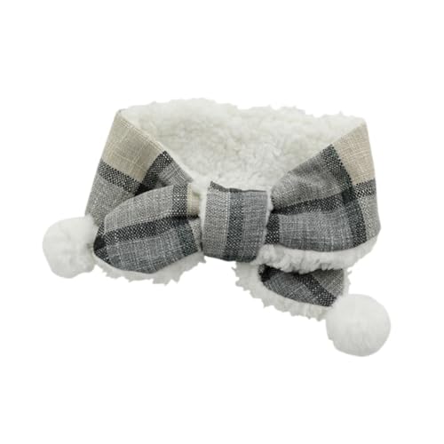 Fenteer Winterschal für Hunde, Winterzubehör für Haustiere, weich, für Katzen, Hunde, Haustierkostüm, gefüttert, Warmer Schal für Sport, Sommer, Doggy, Grey and S Fenteer Winterschal für Hunde, Winterzubehör für Haustiere, weich, für Katzen, Hunde, Haustierkostüm, gefüttert, Warmer Schal für Sport, Sommer, Doggy, Grey and S von Fenteer