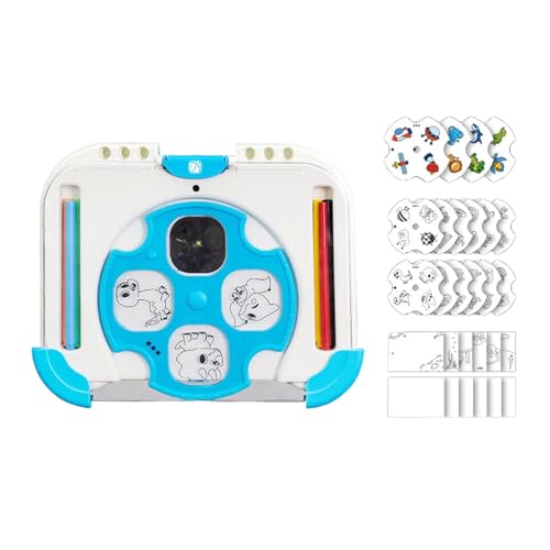 Fenteer Zeichenprojektor für Kinder, Projektions-Zeichenbrett, Schreiben von Graffiti, Nachzeichnen und Zeichnen, Projektor, Spielzeug, Gekritzelbrett für, Blau von Fenteer