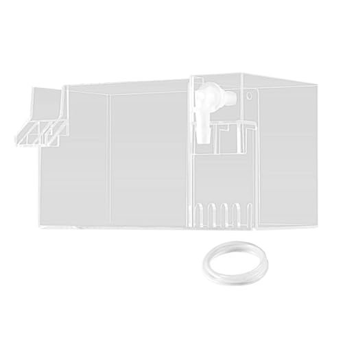 Fenteer für Aquarien, zum Aufhängen, Filterbox, leiser externer Filterkasten für Aquarien, Filterbox, Zubehör für kleine Aquarien, Klar 18x10.5x10cm Fenteer für Aquarien, zum Aufhängen, Filterbox, leiser externer Filterkasten für Aquarien, Filterbox, Zubehör für kleine Aquarien, Klar 18x10.5x10cm von Fenteer