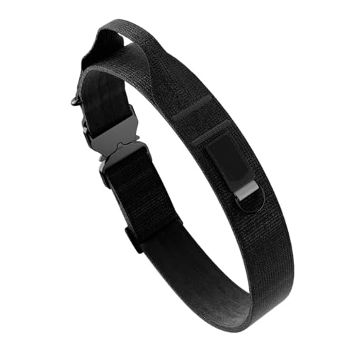 Fenteer für Hunde, reflektierendes Hundehalsband, tragbar, einfach zu verwenden, verstellbar, weich, strapazierfähig, Hundehalsband, Hundekette, Schwarz, l Fenteer für Hunde, reflektierendes Hundehalsband, tragbar, einfach zu verwenden, verstellbar, weich, strapazierfähig, Hundehalsband, Hundekette, Schwarz, l von Fenteer