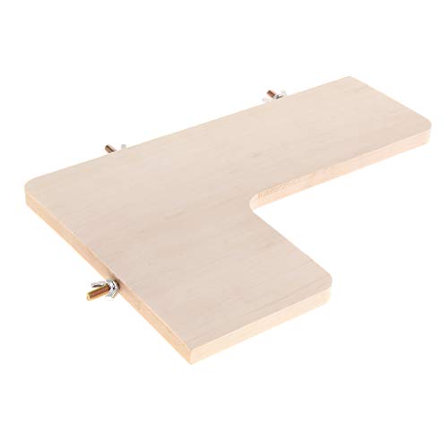 Holz Plattform Käfig Sitzbrett für Papageien, Nymphensittiche, Wellensittiche, Kleintiere, Ratten, Mäuse, Chinchillas, Hamster Holz Plattform Käfig Sitzbrett für Papageien, Nymphensittiche, Wellensittiche, Kleintiere, Ratten, Mäuse, Chinchillas, Hamster von Fenteer