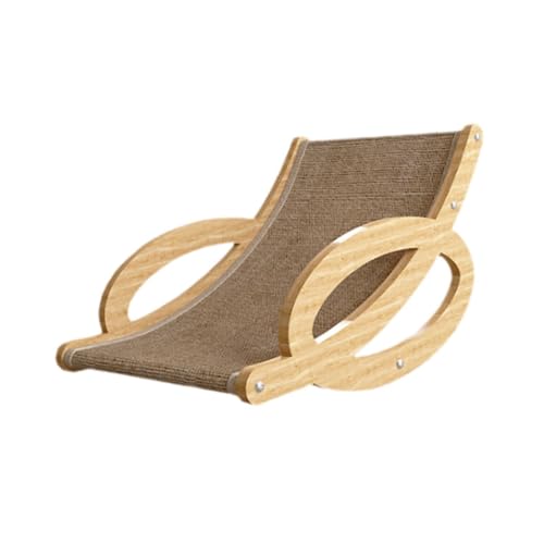 Katzenhängematte, Katzenkratzbrett, Kratzbaum, Krallenschleifer, Ruhebett für Katzen, Katzenschaukelstuhl für Welpen, Kleintiere, Indoor-Katzen, 30cmx53cmx30cm Jute Katzenhängematte, Katzenkratzbrett, Kratzbaum, Krallenschleifer, Ruhebett für Katzen, Katzenschaukelstuhl für Welpen, Kleintiere, Indoor-Katzen, 30cmx53cmx30cm Jute von Fenteer