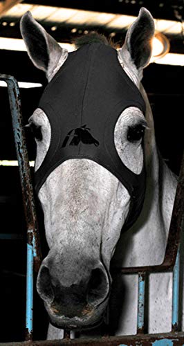 Fenwick Liquid Titanium Therapeutische Pferdemaske - Medium - Schwarz von Fenwick Equestrian