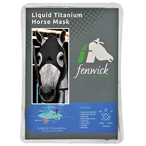 Fenwicks Entspannende Pferdemaske ohne Ohren – Technologie Titan Flüssigkeit von Fenwick Equestrian
