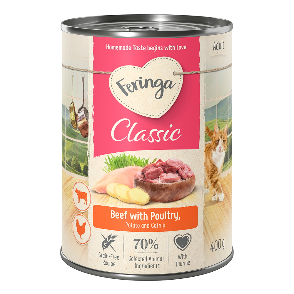 20 + 4 gratis! 24 x 400 g Feringa Classic Meat Menü Rind & Geflügel 20 + 4 gratis! 24 x 400 g Feringa Classic Meat Menü Rind & Geflügel von Feringa