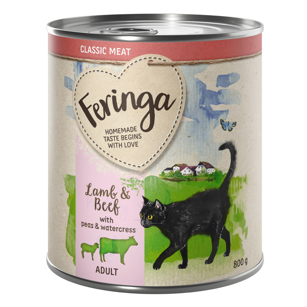 20 + 4 gratis! Feringa Classic Meat Menü 24 x 800 g - Lamm & Rind 20 + 4 gratis! Feringa Classic Meat Menü 24 x 800 g - Lamm & Rind von Feringa