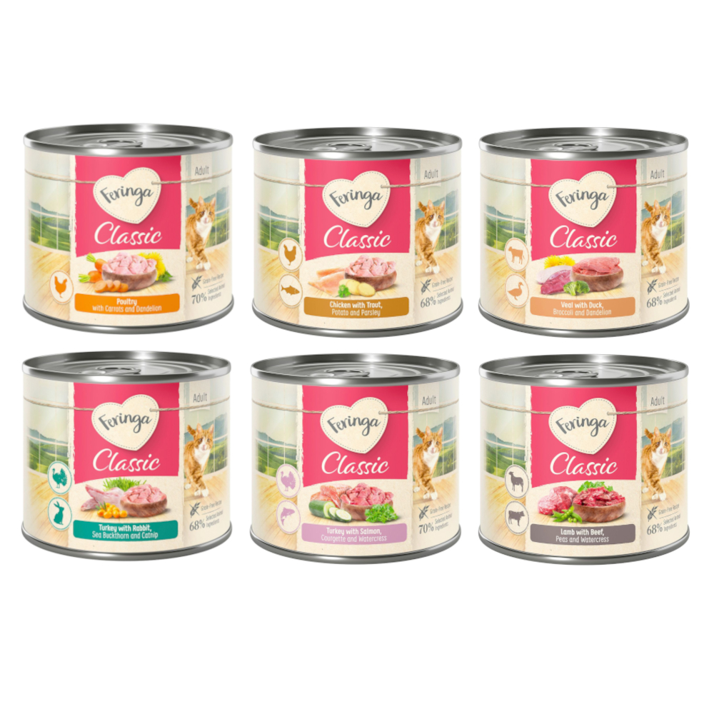 6 x 200 g Feringa zum Sonderpreis! - Classic Meat Menü: Mixpaket von Feringa